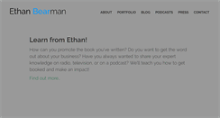 Desktop Screenshot of ethanbearman.com